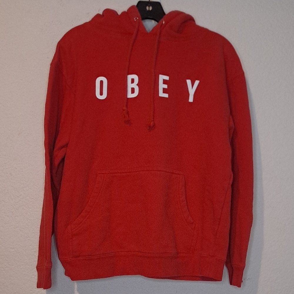 Obey Bold Red Men's Hoodie
